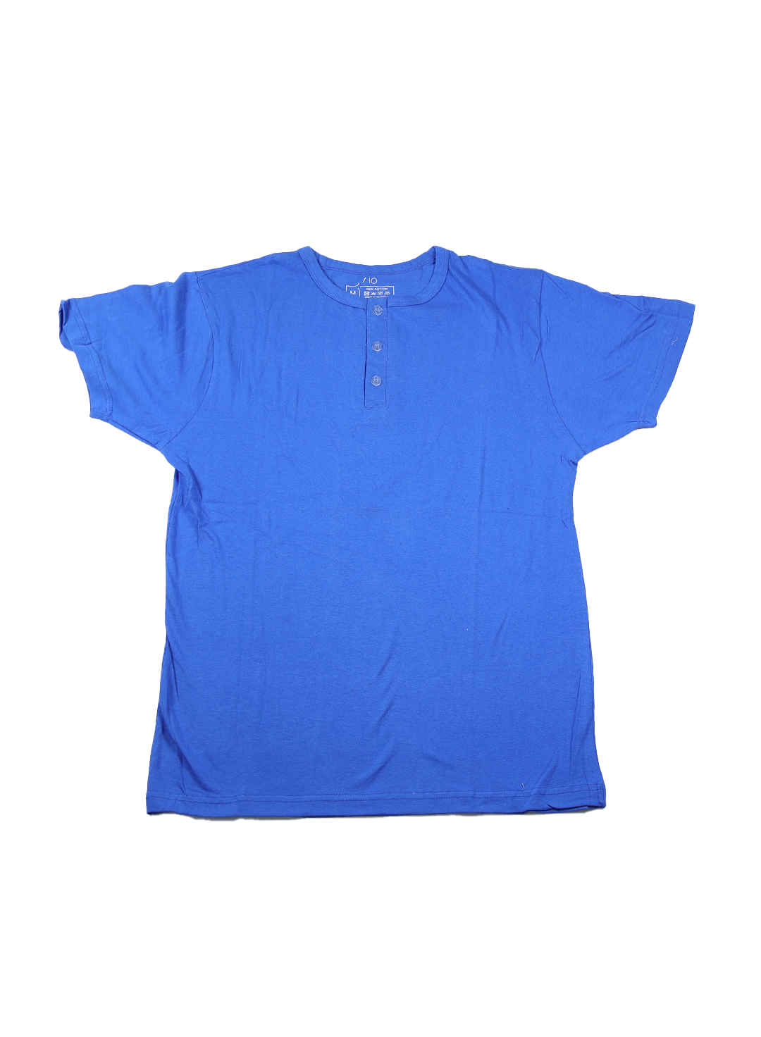 Men’s Royal Blue Henley T-Shirt – Casual Summer Wear | Soft Cotton Button Neck Tee (Copy)