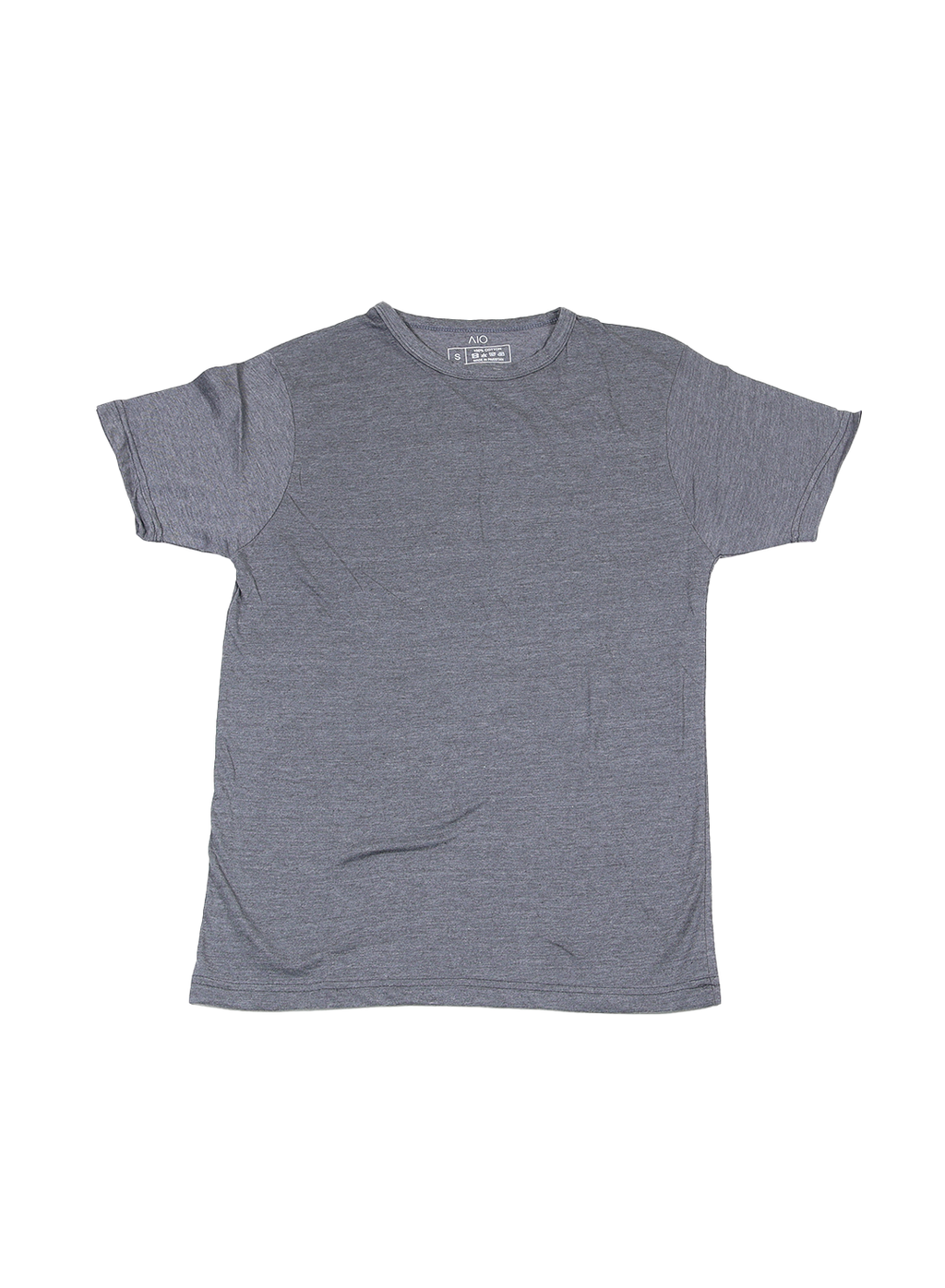 Men’s Grey Crew Neck T-Shirt – Soft Cotton Blend | Casual Summer Wear for Men